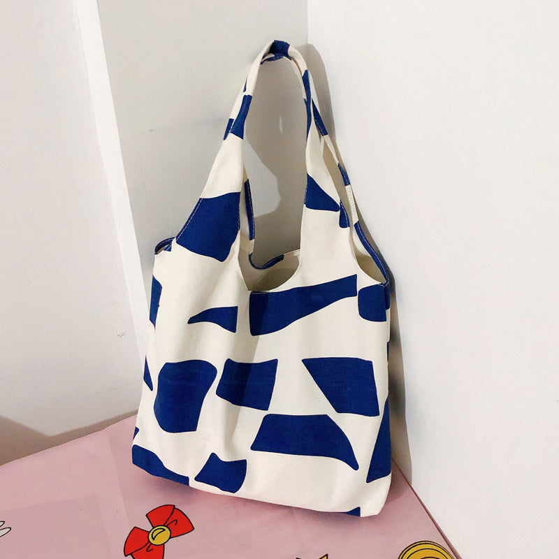 Sac à bandoulière en toile grande capacité pour femmes