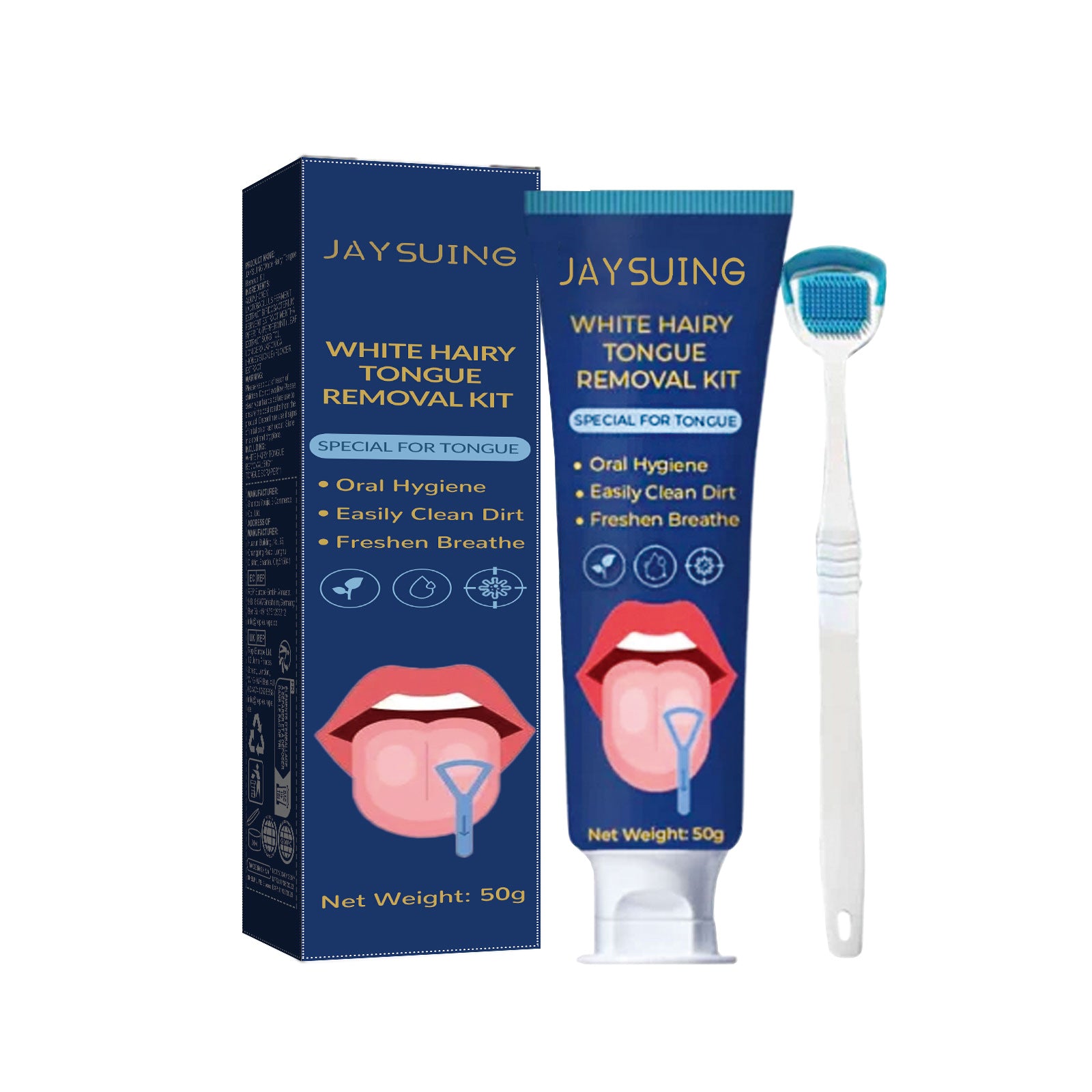 Brosse de nettoyage de la langue Soin buccal Élimine la mauvaise haleine