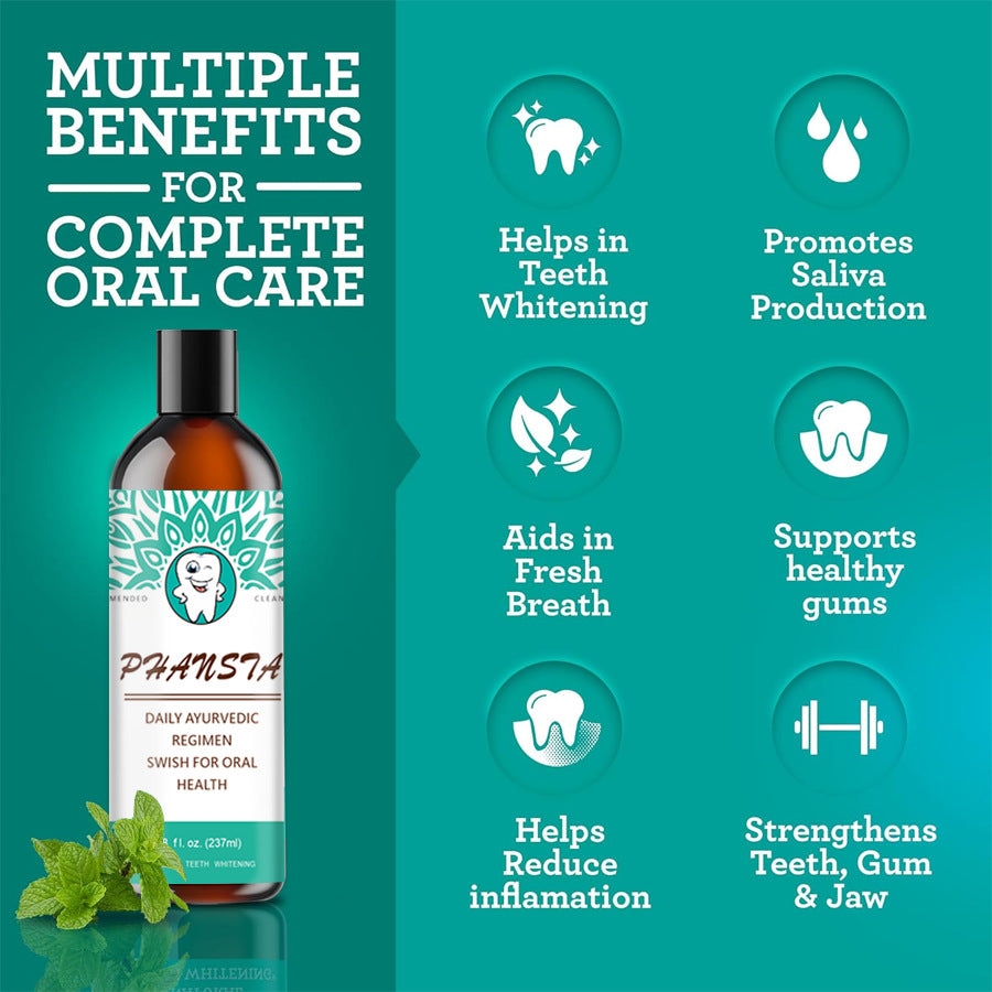 Coconut Oil Mouthwash Deodorant Tooth Stain Removal