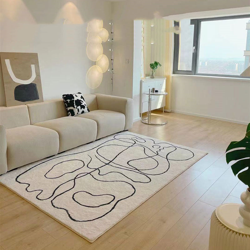 Original Design Rug Nordic Modern Abstract Plush