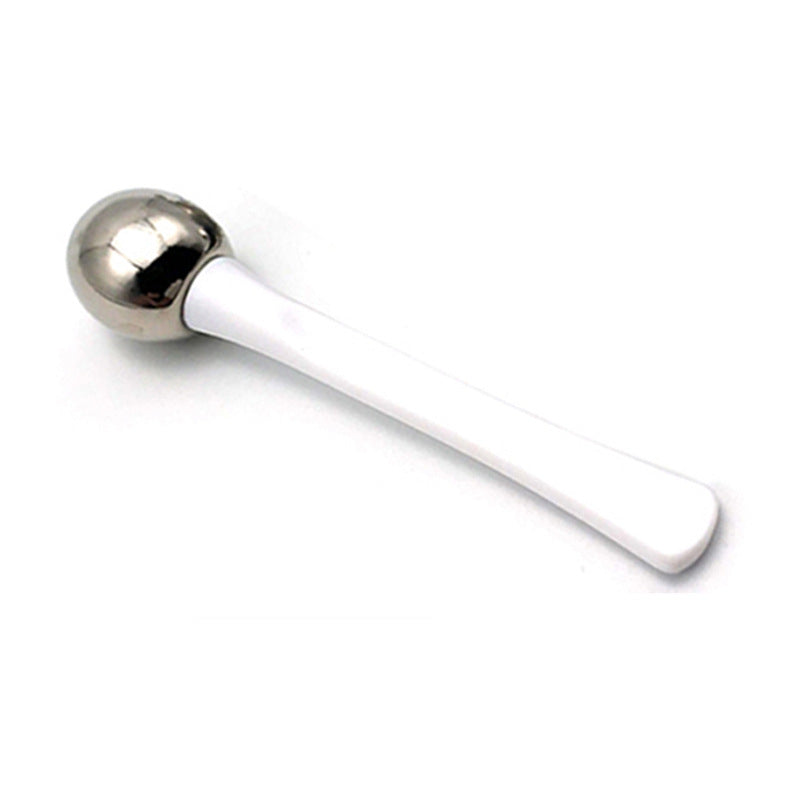 Lot de 2 applicateurs de crème contour des yeux, spatule cosmétique, cuillère faciale anti-rides en alliage doré, outil de soin pour peau fine, soin des yeux, élimine les rides et les cernes