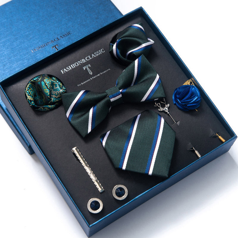Ensemble cravate et costume formel 8 pièces pour homme
