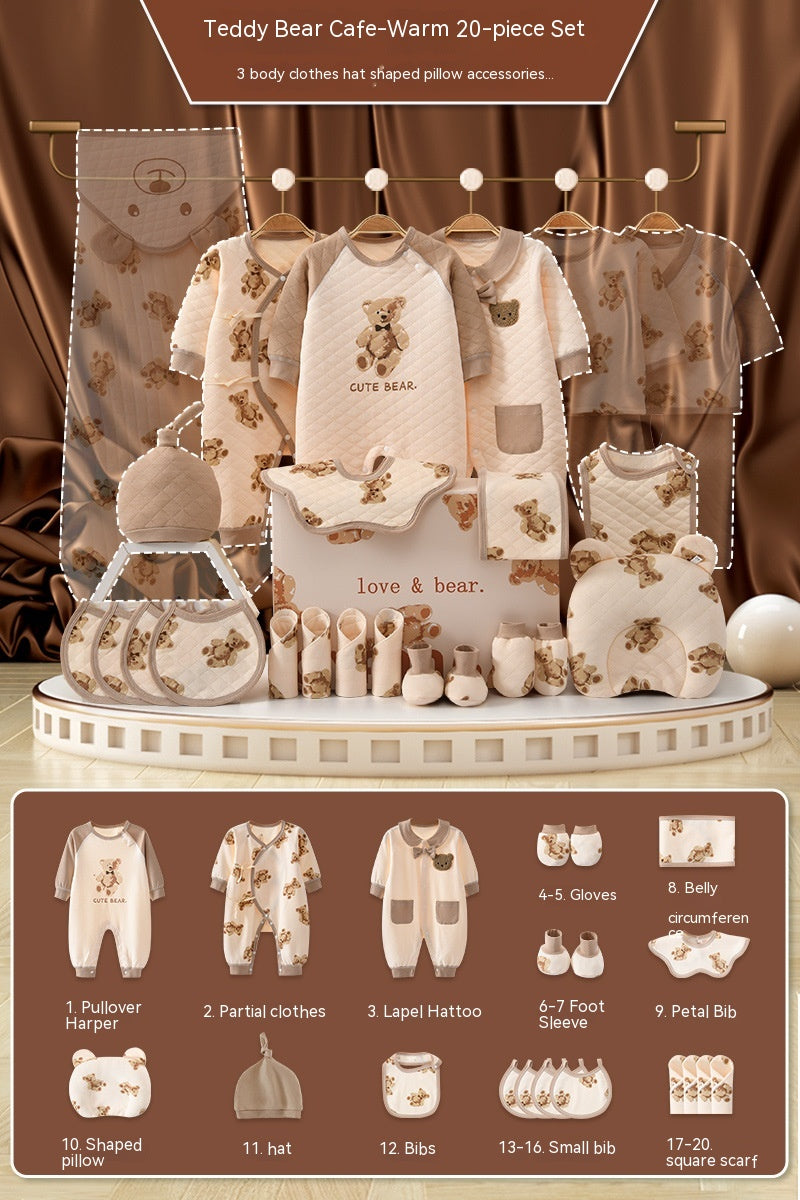 Coffret Cadeau Nouveau-né Ensemble Vêtements Nouveau-né pour Rencontre