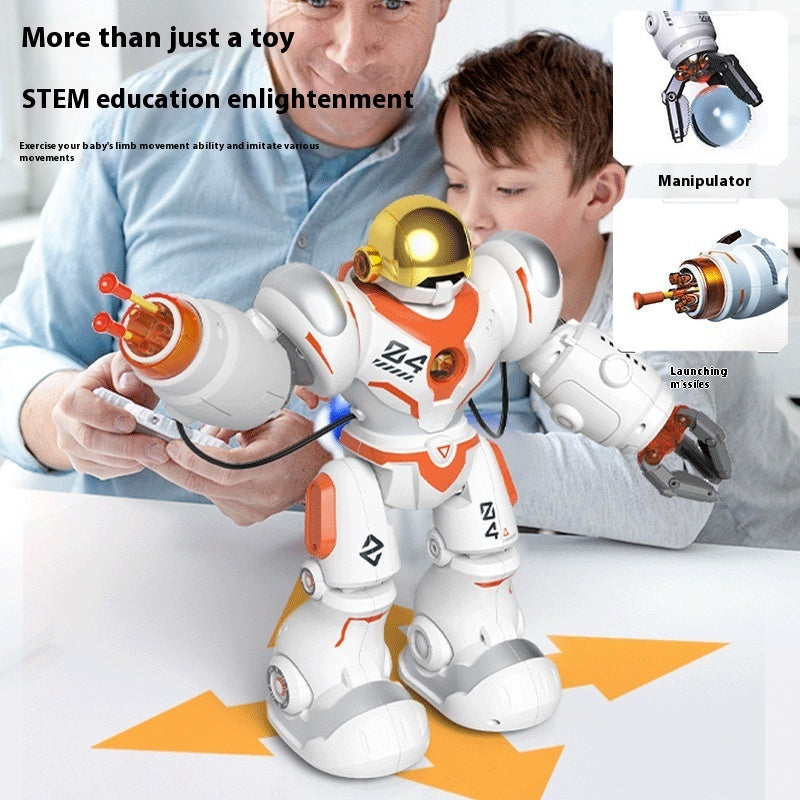 Intelligent Remote Control Robot For Mechanical Combat Police