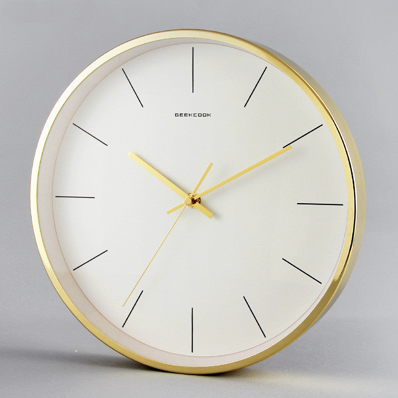 GeekCook Simple Nordic Modern Wall Clock Self-made
