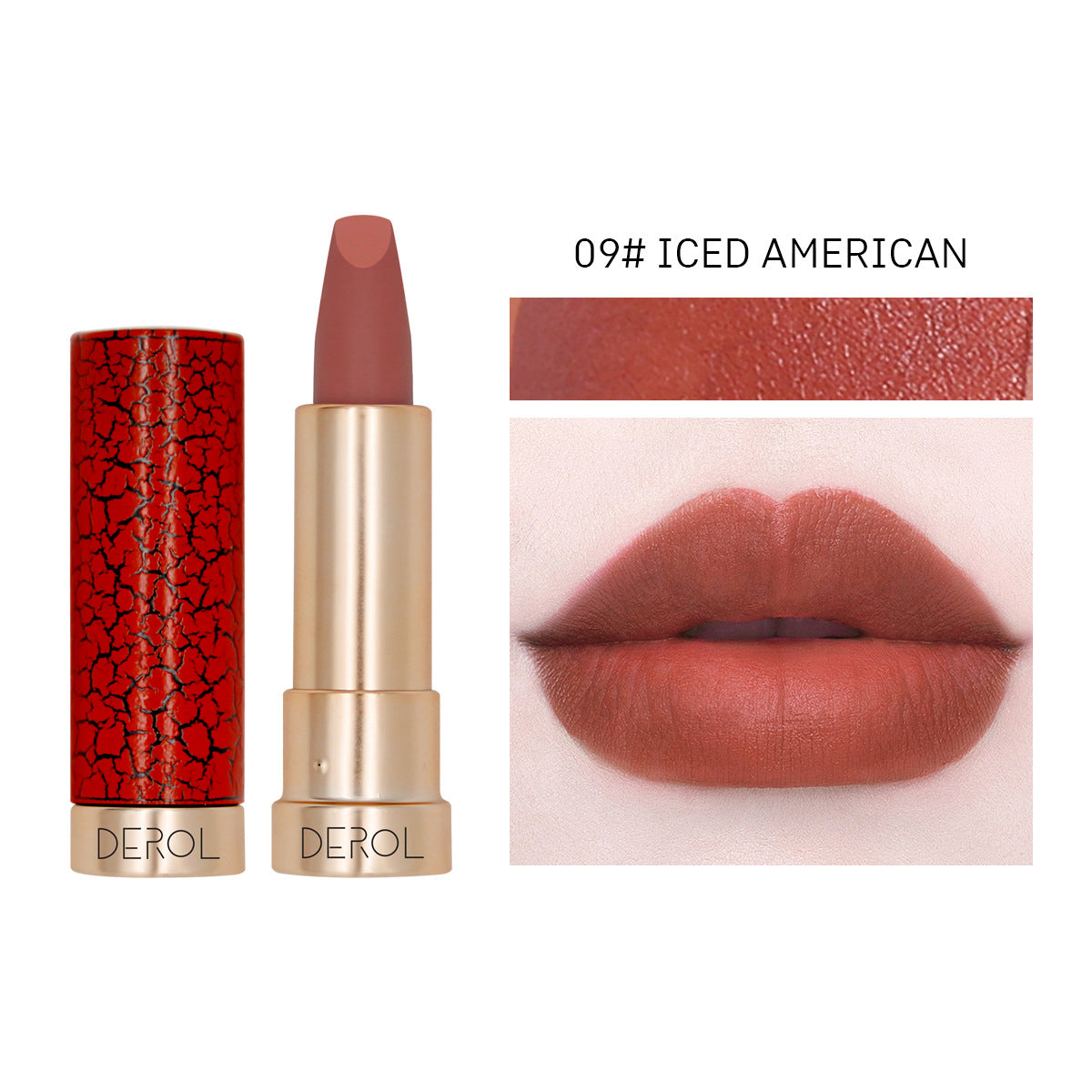 Rouge à Lèvres Mat Velouté Maquillage Imperméable et Hydratant