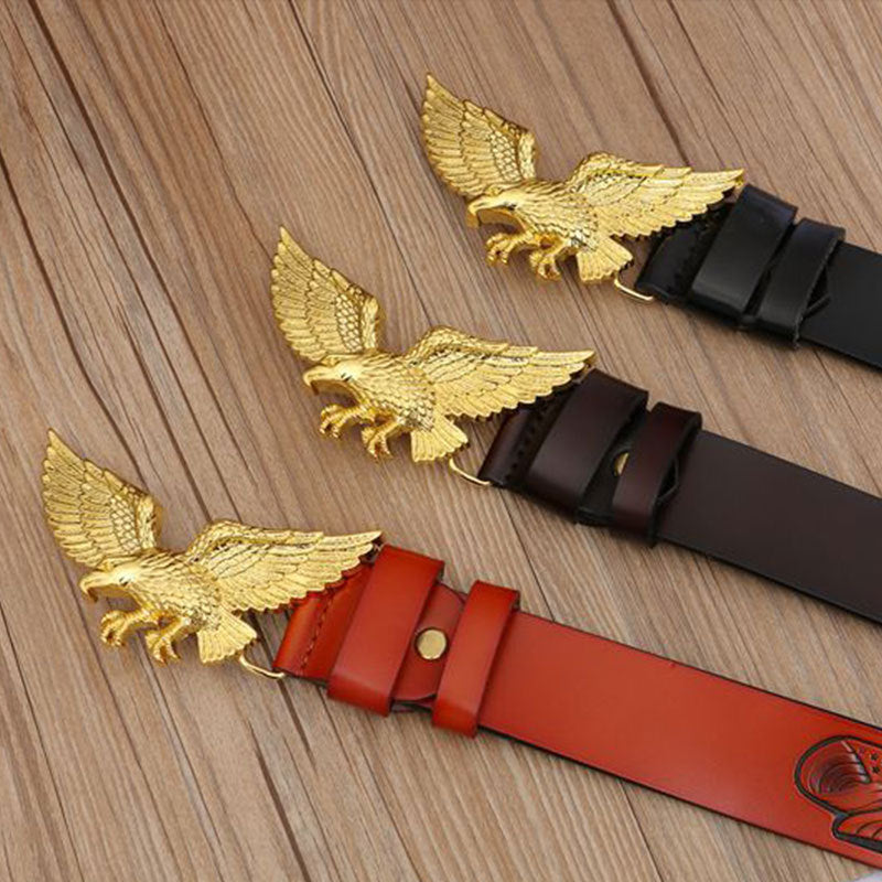 New Men's Top Leather Belt
