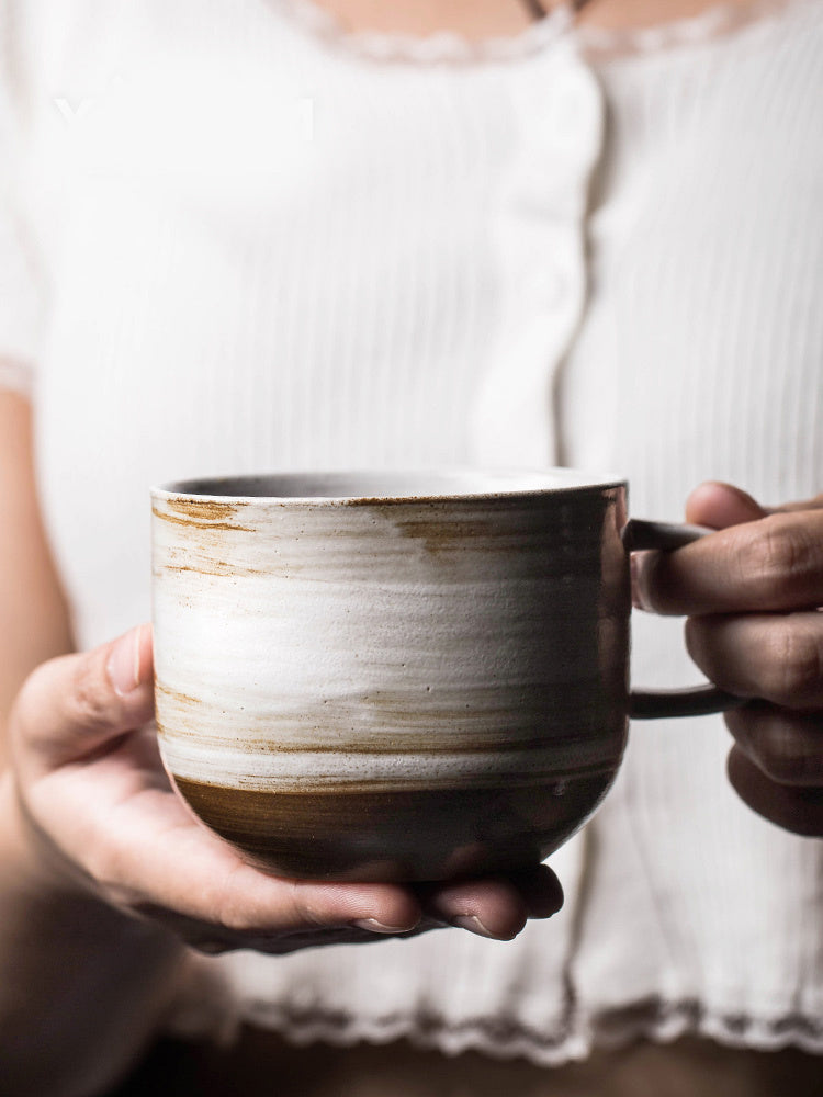 Household Retro Simple Ceramic Coffee Cup