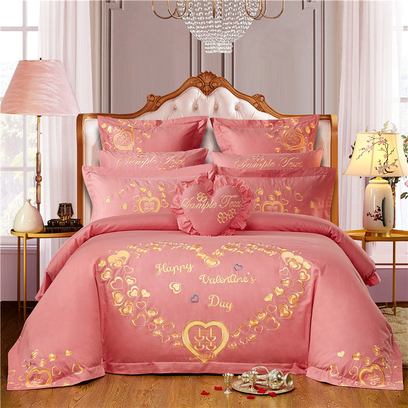 Wedding Cotton Four Piece Bedding