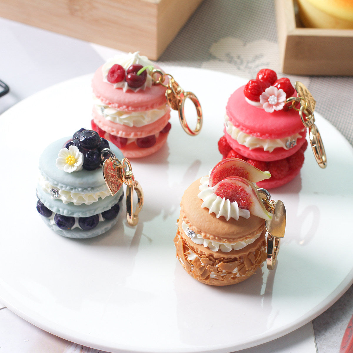 Girly Fruit Dessert Charm Authentic, Niche, And Minimalist Perfect For Besties As A Bag Pendant Or Keychain, Ideal As A Festive Gift