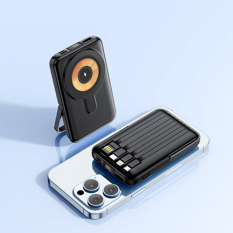 Batterie externe magnétique autonome grande capacité