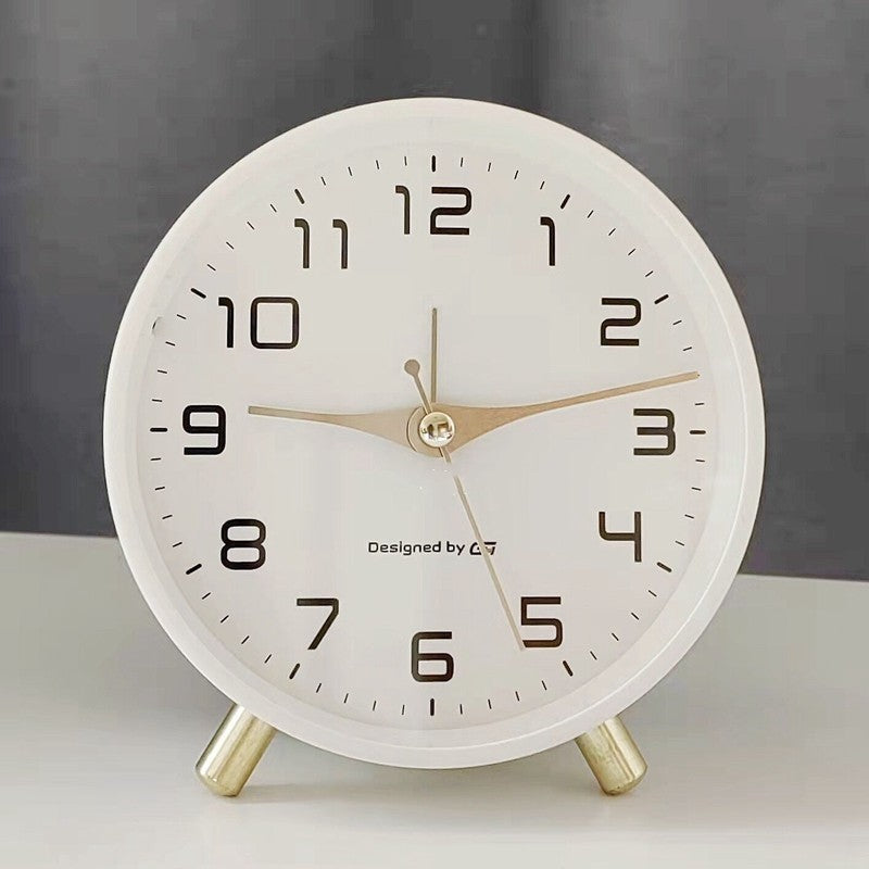 Mute Alarm Clock Large Digital Simple Luminous Bedside Students Use