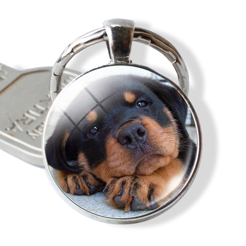 Fashion Personality Time Gem Creative Keychain