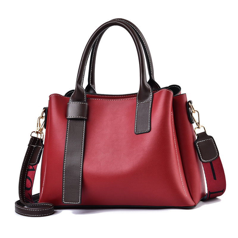Sac à main pour femme en cuir souple grande capacité, mode tendance, sac bandoulière à une épaule