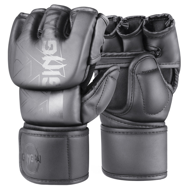 Gants de Boxe Demi-Doigts Hommes et Femmes Adultes