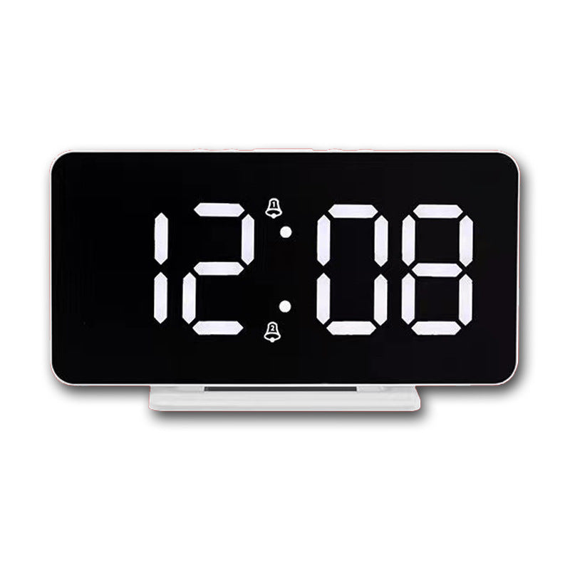 Plug-in Simple Digital Snooze Alarm Clock For Students' Bedside Bedroom