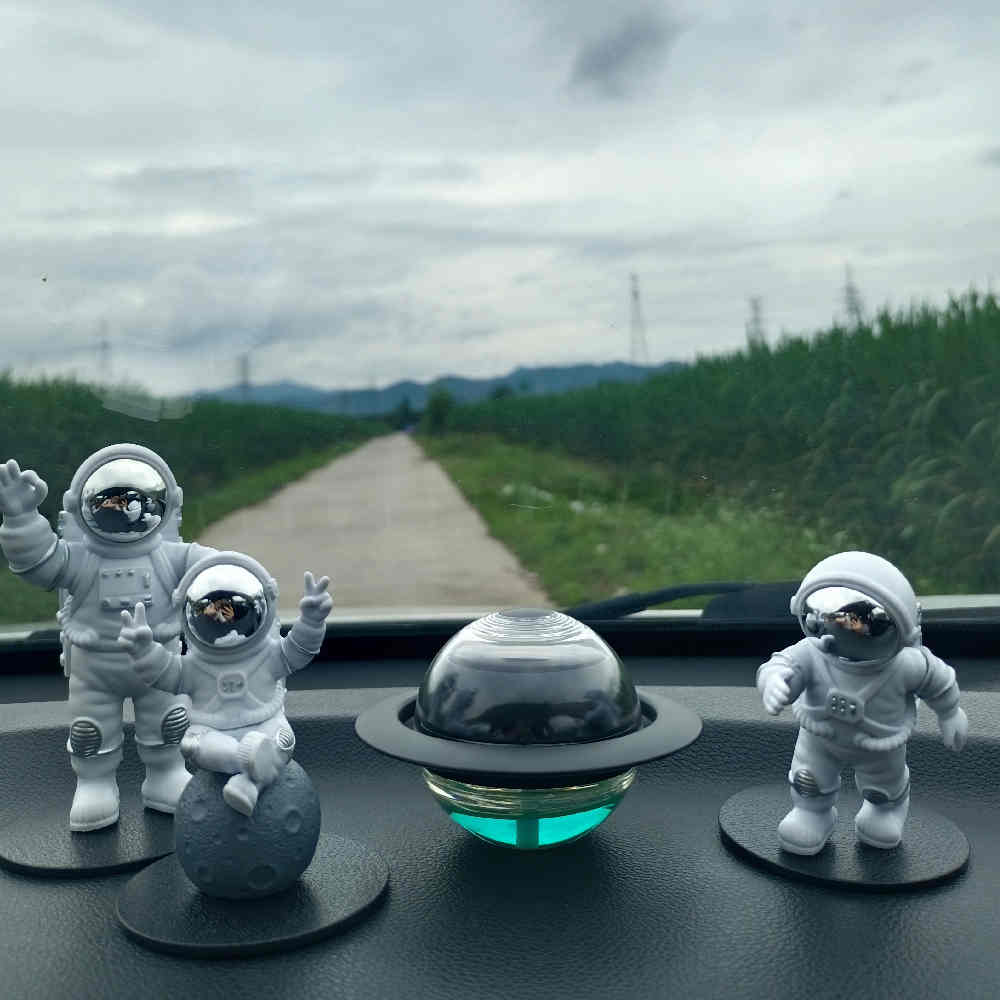 Ornement de voiture solaire Astronaute Planète Parfum