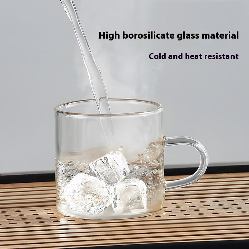 Verre avec poignée Tasse à thé ménagère résistante aux hautes températures
