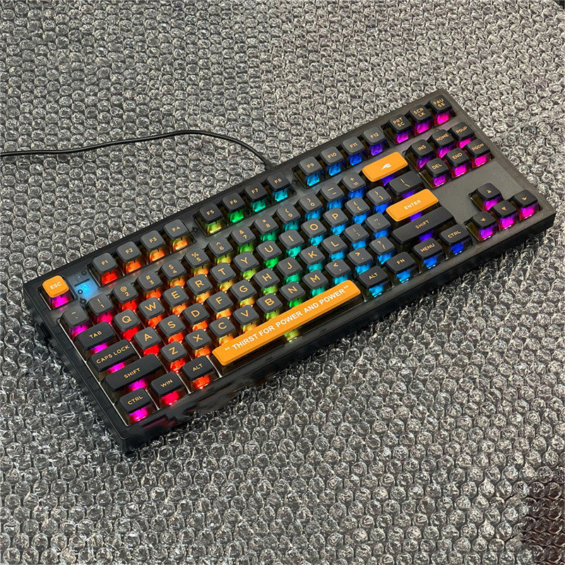 Clavier gaming filaire à axes remplaçables à chaud