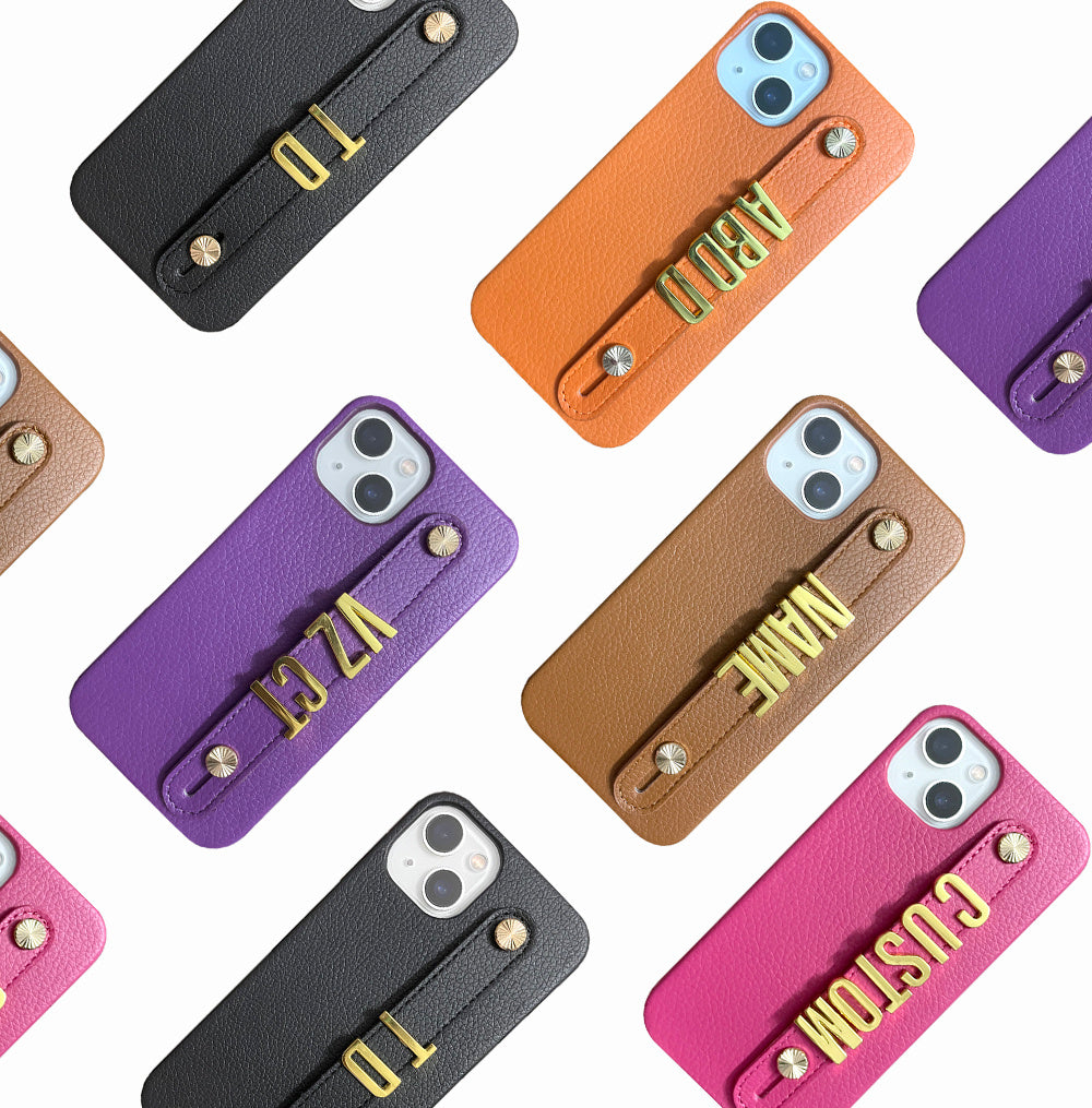 Fashion Wristband Leather Shatterproof Phone Case