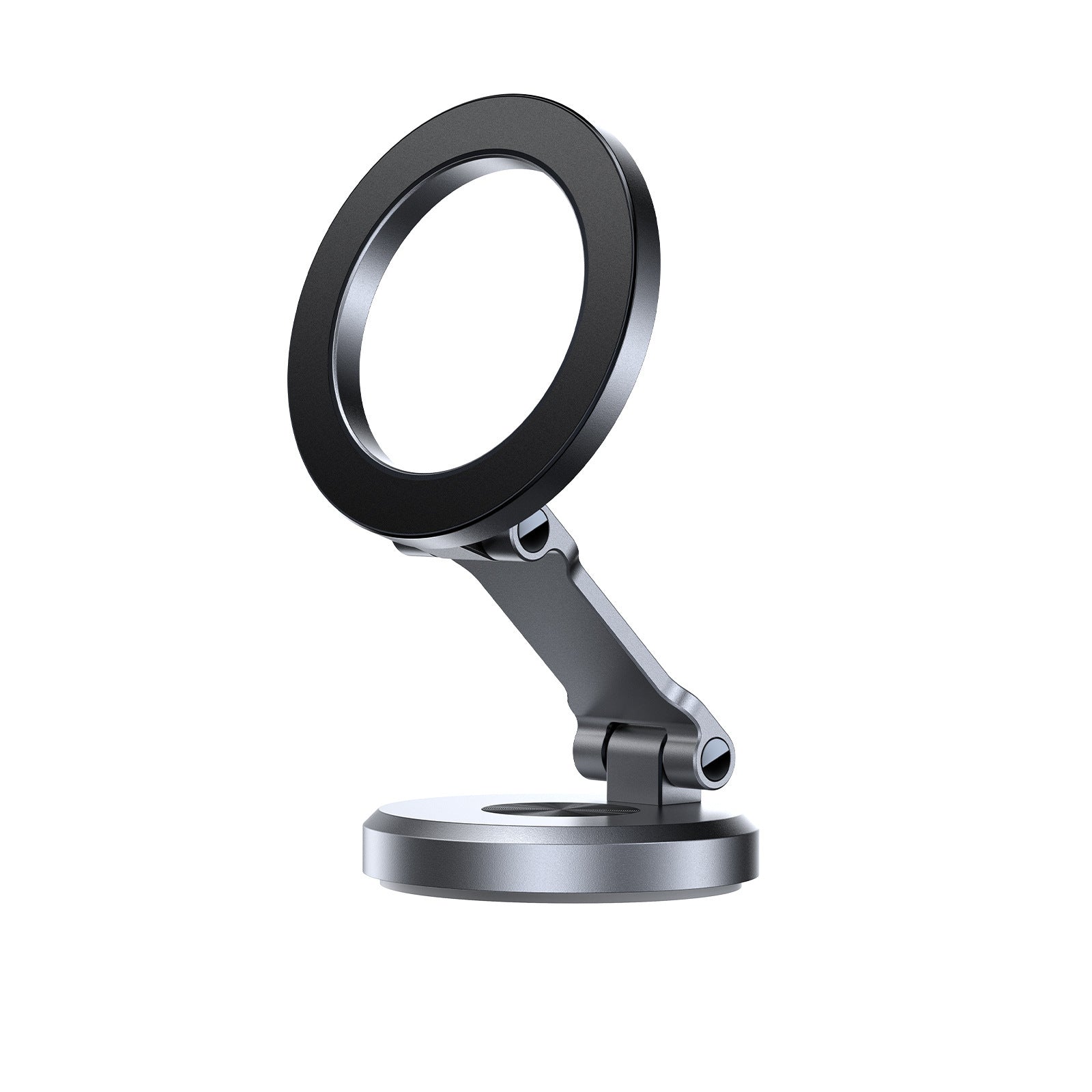 Support de Téléphone de Voiture Magnétique Pliable pour Tableau de Bord en Alliage d'Aluminium pour la Navigation de Voiture