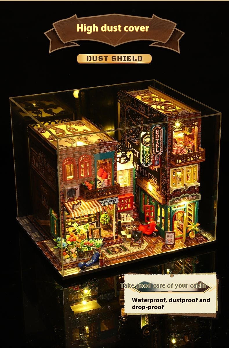 Maison de campagne DIY Scarborough Art House Cadeau DIY Jouet Maisonnette Book Stand