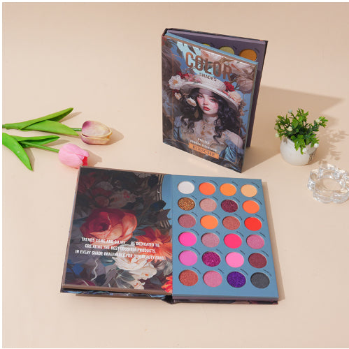 Livre Fard à Paupières Maquillage Poudre Haute Brillance Blush Kit Longue Tenue