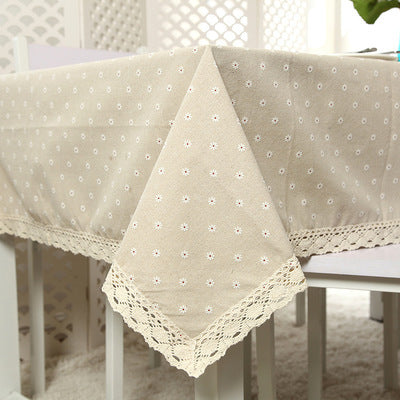 Simple Nordic Square Lace Tablecloth