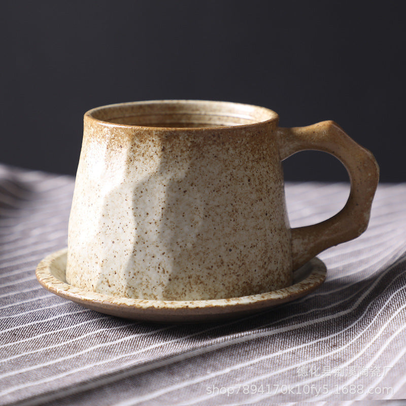 Japanese Style Ceramic Retro Breakfast Cup Stoneware Coffee Cup