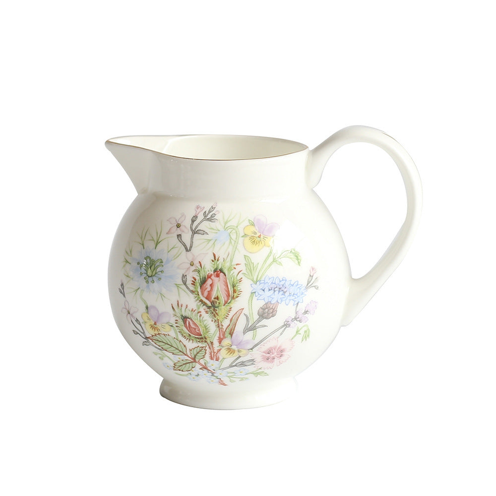 High-end British Afternoon Set European-style Dessertdouble Fruit Platecoffee Cup Saucer Black Tea