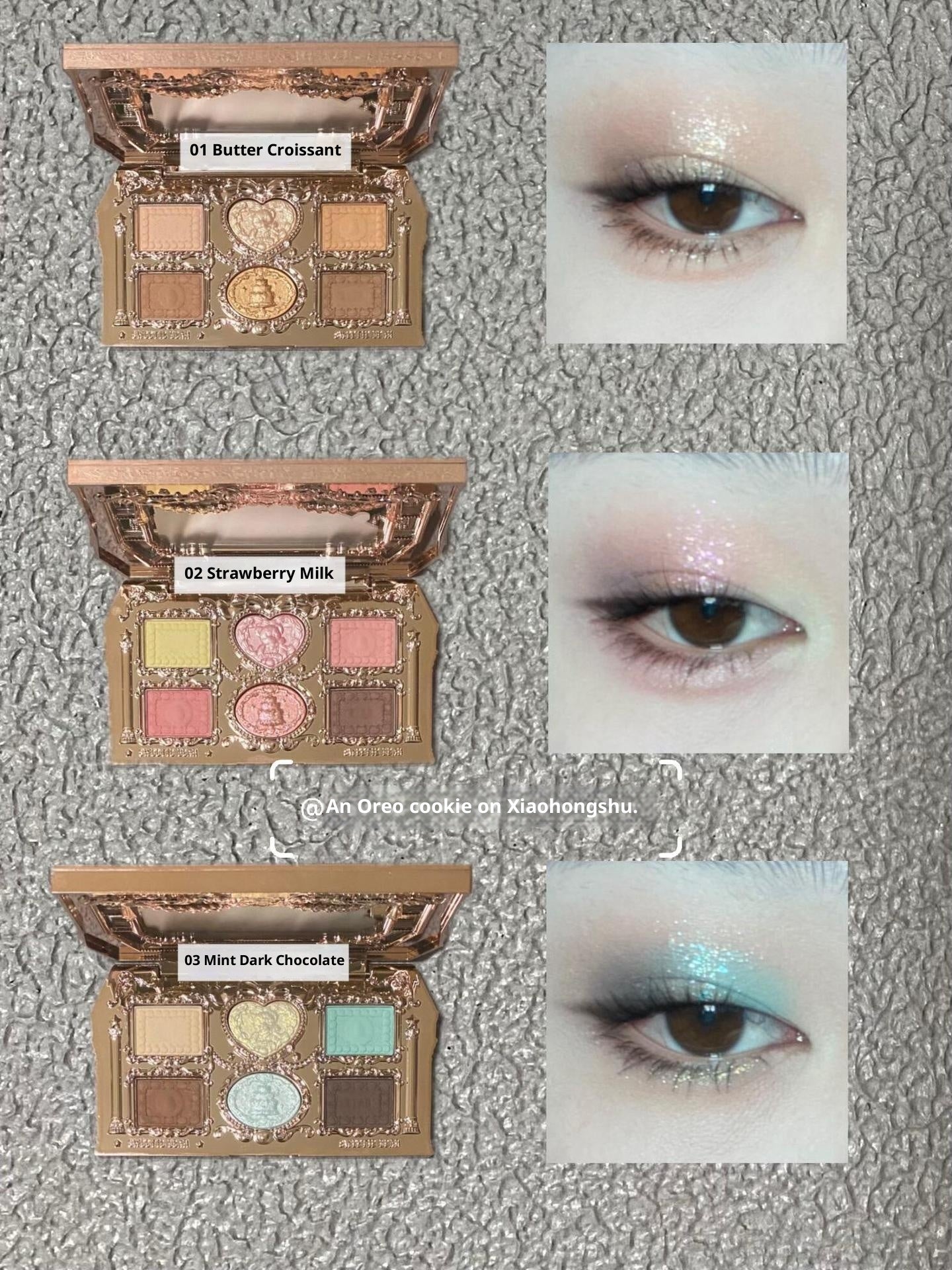Sweetheart Bear Eyeshadow Palette Matte Shimmer Easy To Use