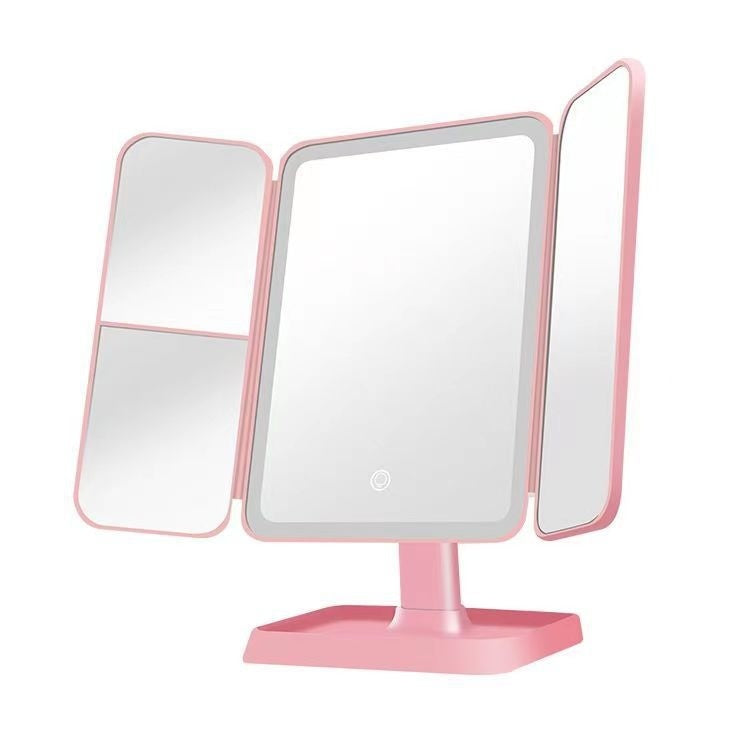 Thin Large Double Door Folding Makeup Mirror