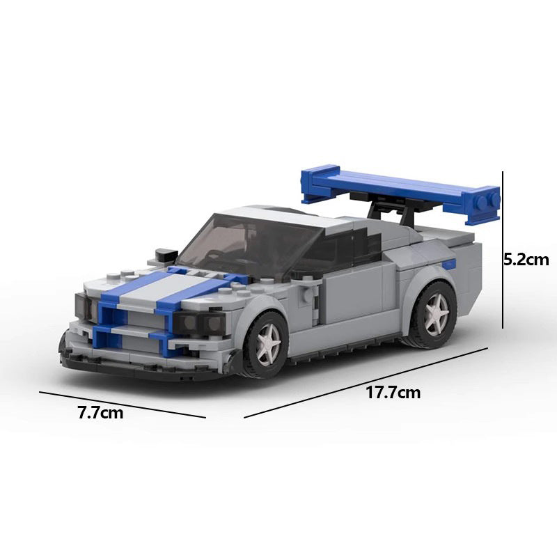 MOC-138041 Skyline R34 Children's Puzzle Building Blocks Toy
