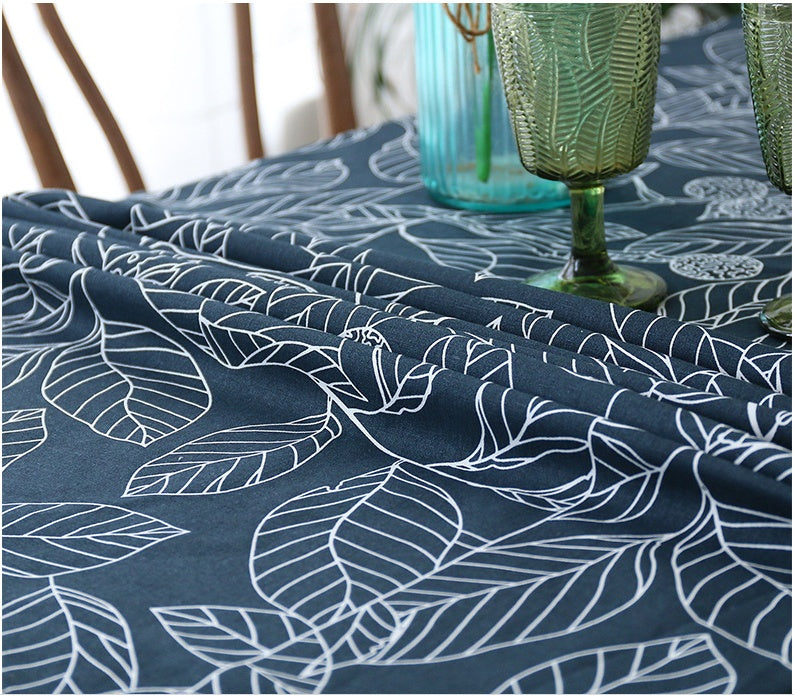Nappe de table basse imprimée simple Nappe de salle à manger