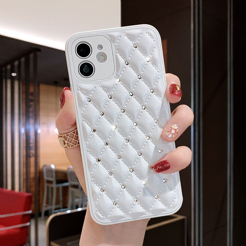 All-inclusive Anti-drop Protective Cover For Mobile Phone Case With Diamond Small Fragrance