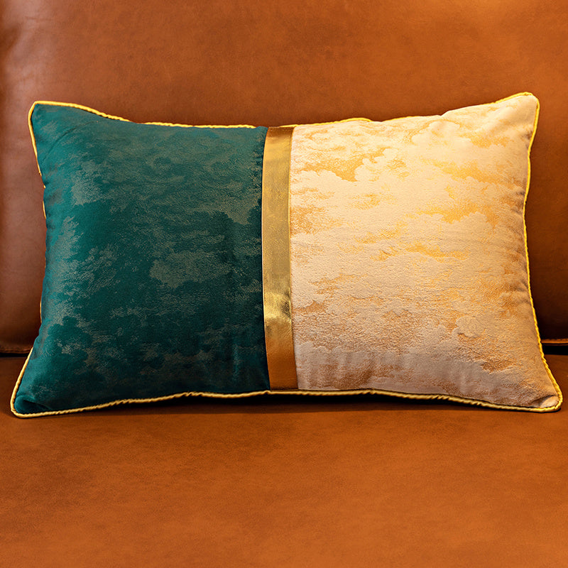 Velvet Solid Colour Cushion Bedside Backrest