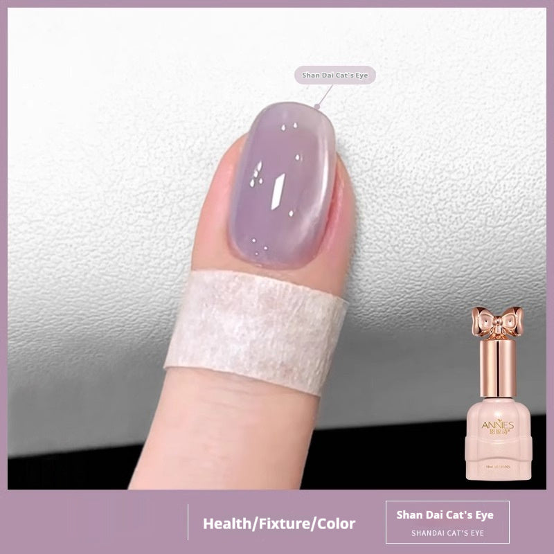Micro Glass Bead Cat's Eye Gel Nail Polish Icy Cat Eye Gel Polish Nail Art