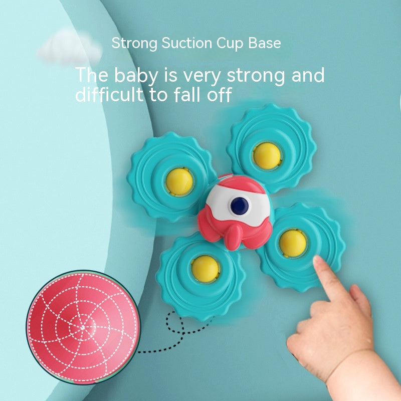 Bébé Ventouse Table Tournante Dessin Animé Enfants Toupie Jouet Anneau de Dentition Jouets Éducatifs