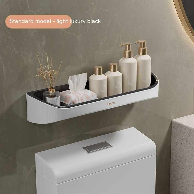 Étagère de toilettes murale sans perforation