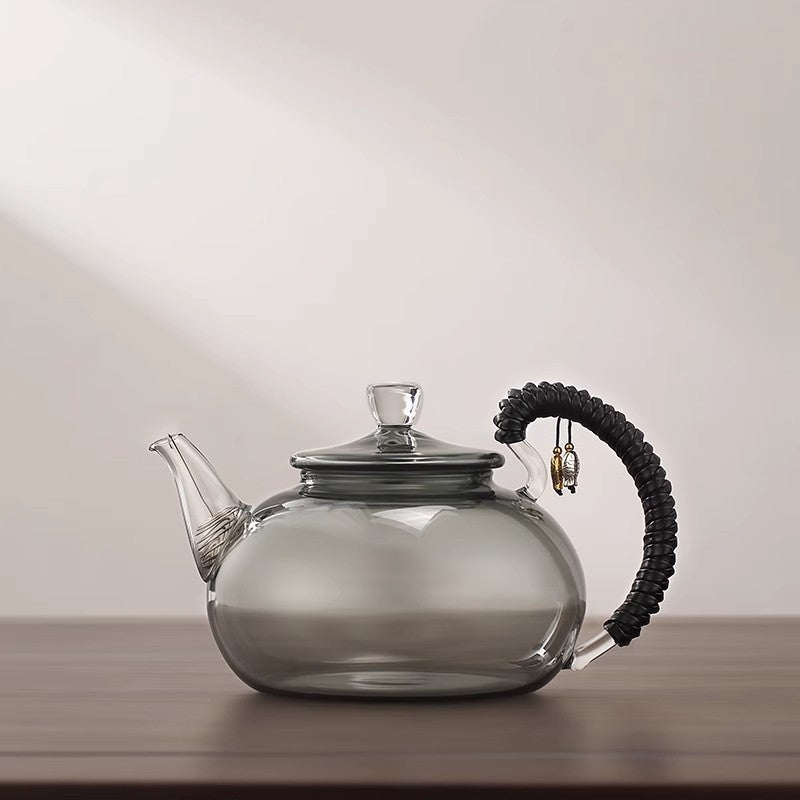 Théière bouilloire en verre résistant à la chaleur
