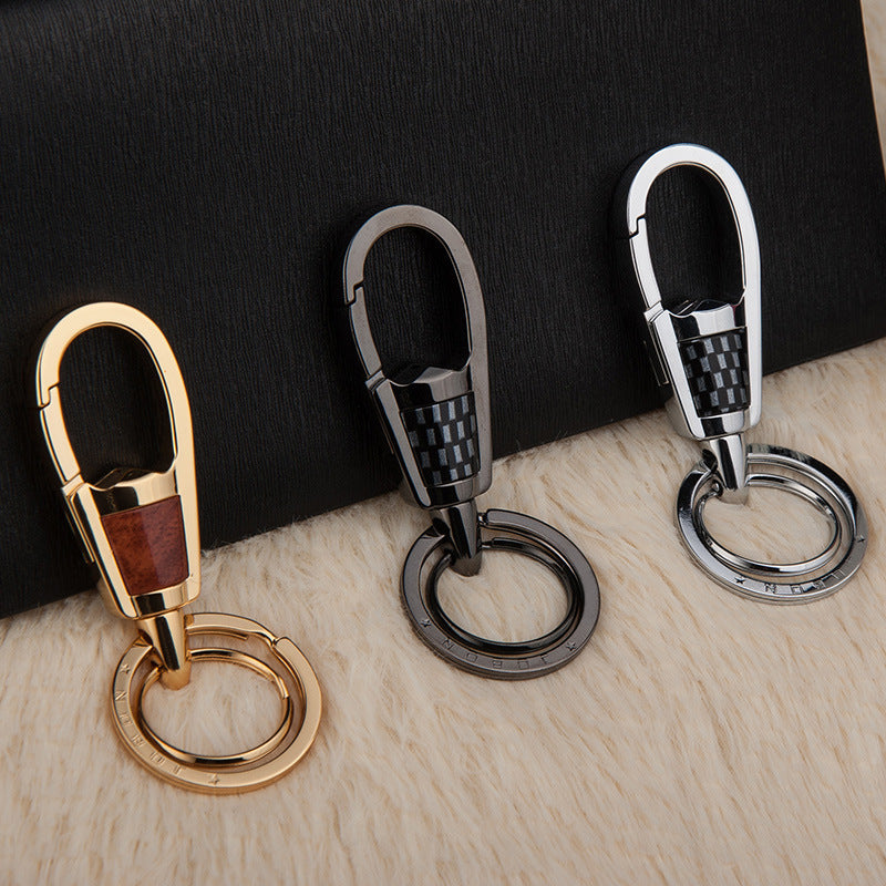 Men's Waist Mounted Car Metal Keychain
