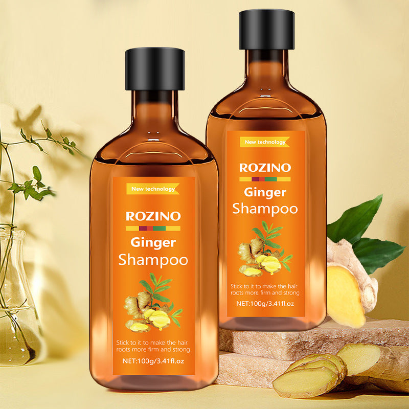 Shampooing au gingembre anglais Anti-démangeaisons Rafraîchissant Contrôle du sébum Anti-pelliculaire et Fixation des cheveux