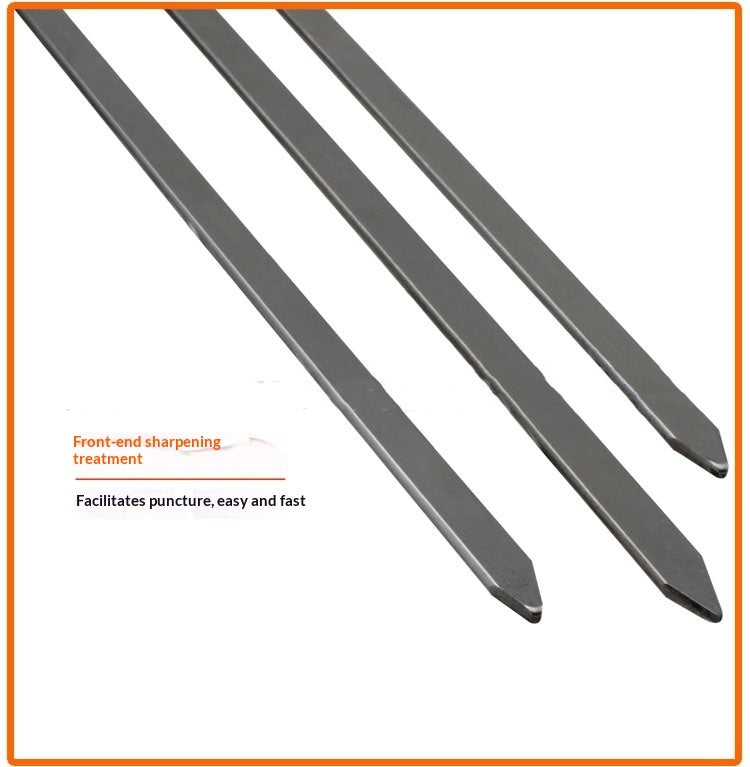 Brochettes de barbecue en acier inoxydable Brochettes de barbecue