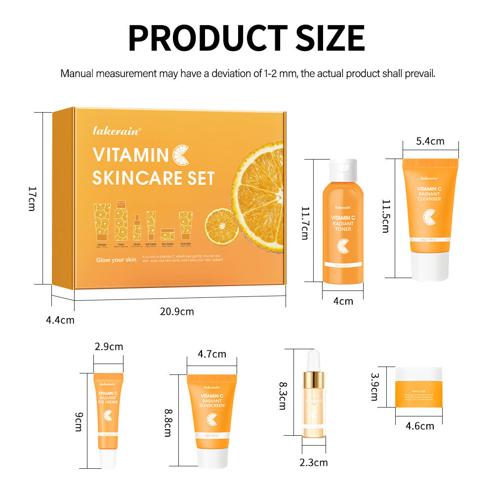 Ensemble de soins du visage à la vitamine C