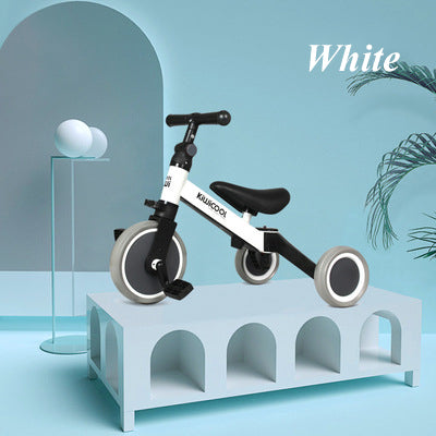 Trottinette d'équilibre deux en un pour enfants, trottinette bébé 1-3 ans, tricycle multifonctionnel
