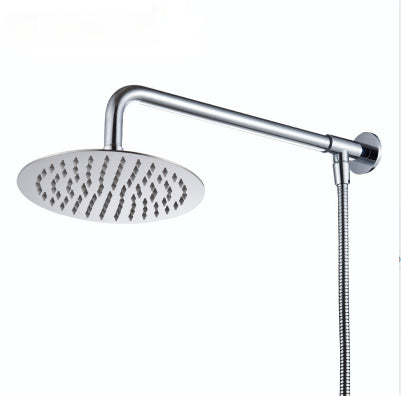 Bathroom Top Spray Stainless Steel Shower Large Top Supercharged Detachable Shower Head Suit Silicone Water Outlet