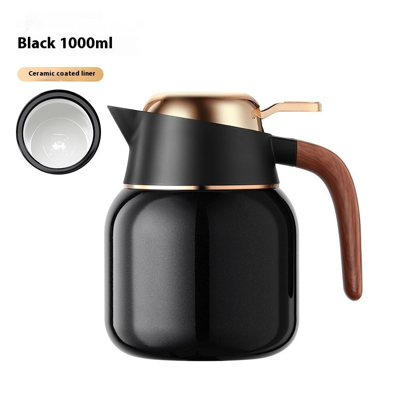Insulation Pot Office Home Braised Teapot Ceramic Coating Tea Water Separation