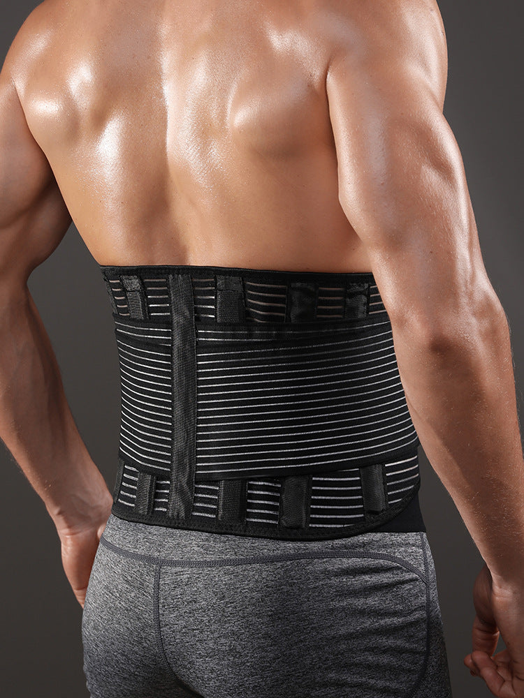 Breathable Pressurized Fixed Support Belt Outdoor Sports Weightlifting Fitness Running Protective Gear