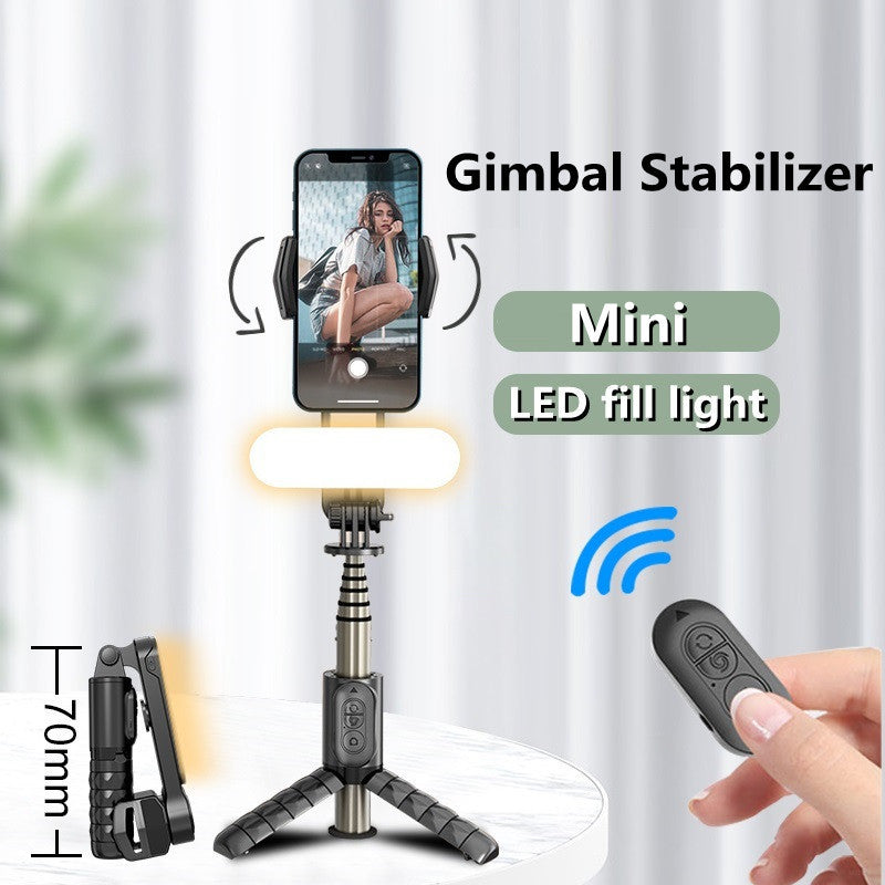 Stabilisateur de caméra portable anti-tremblement PTZ, cadre de suivi en direct à axe unique