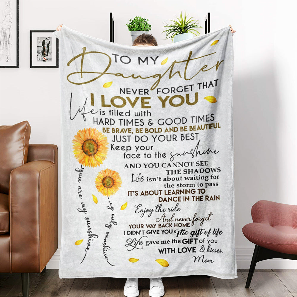 Envelope Blanket Sofa Blanket Airable Cover Message Letter Wholesale Flannel Thick Envelope Blanket